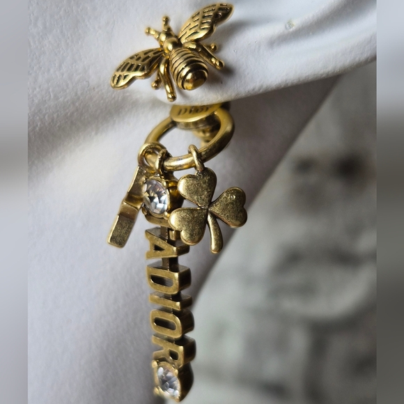 Gold and Silver J'ADIOR Necklace, Bracelet And Earrings - Picture 3 of 5